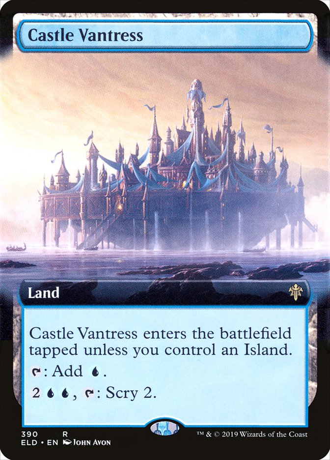 Castle Vantress (Extended Art) [Throne of Eldraine] | Gaming Infinity