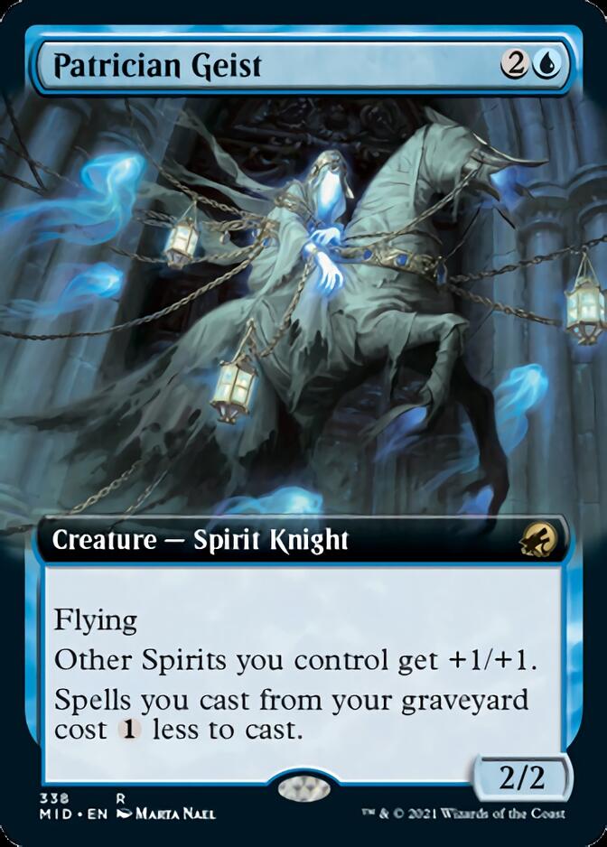 Patrician Geist (Extended) [Innistrad: Midnight Hunt] | Gaming Infinity