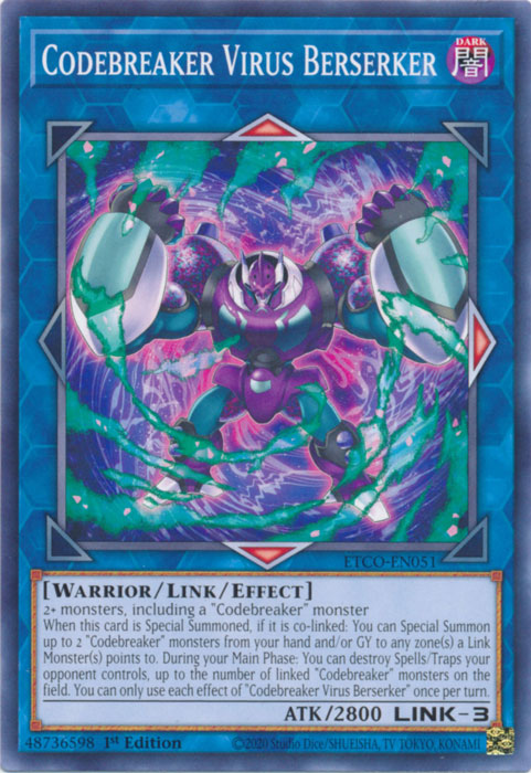 Codebreaker Virus Berserker [ETCO-EN051] Common | Gaming Infinity