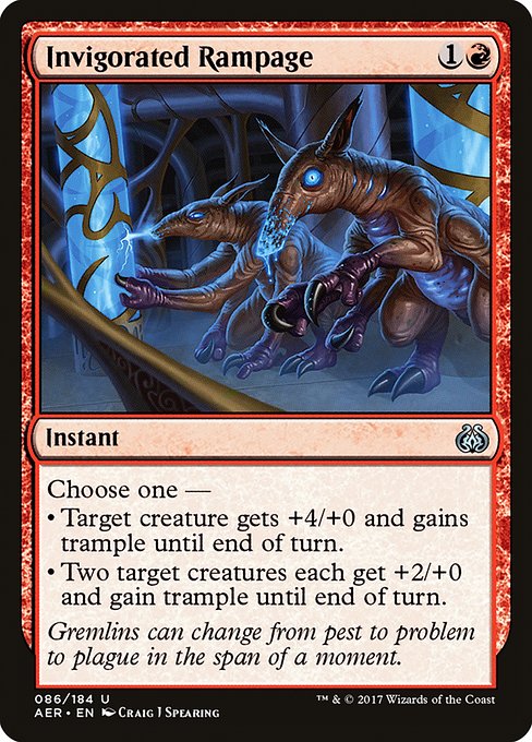 Invigorated Rampage [Aether Revolt] | Gaming Infinity