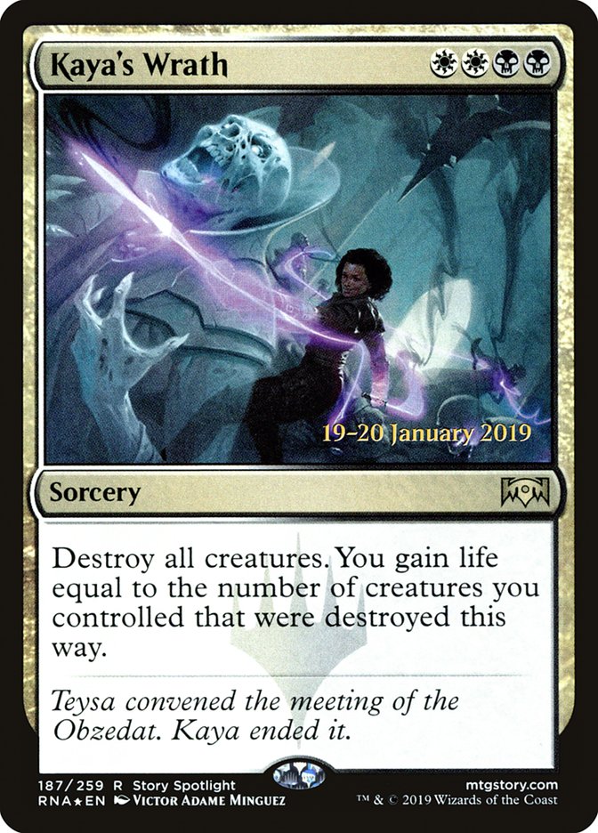 Kaya's Wrath [Ravnica Allegiance Prerelease Promos] | Gaming Infinity