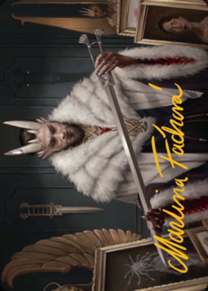 Lord Xander, the Collector Art Card (Gold-Stamped Signature) [Streets of New Capenna Art Series] | Gaming Infinity