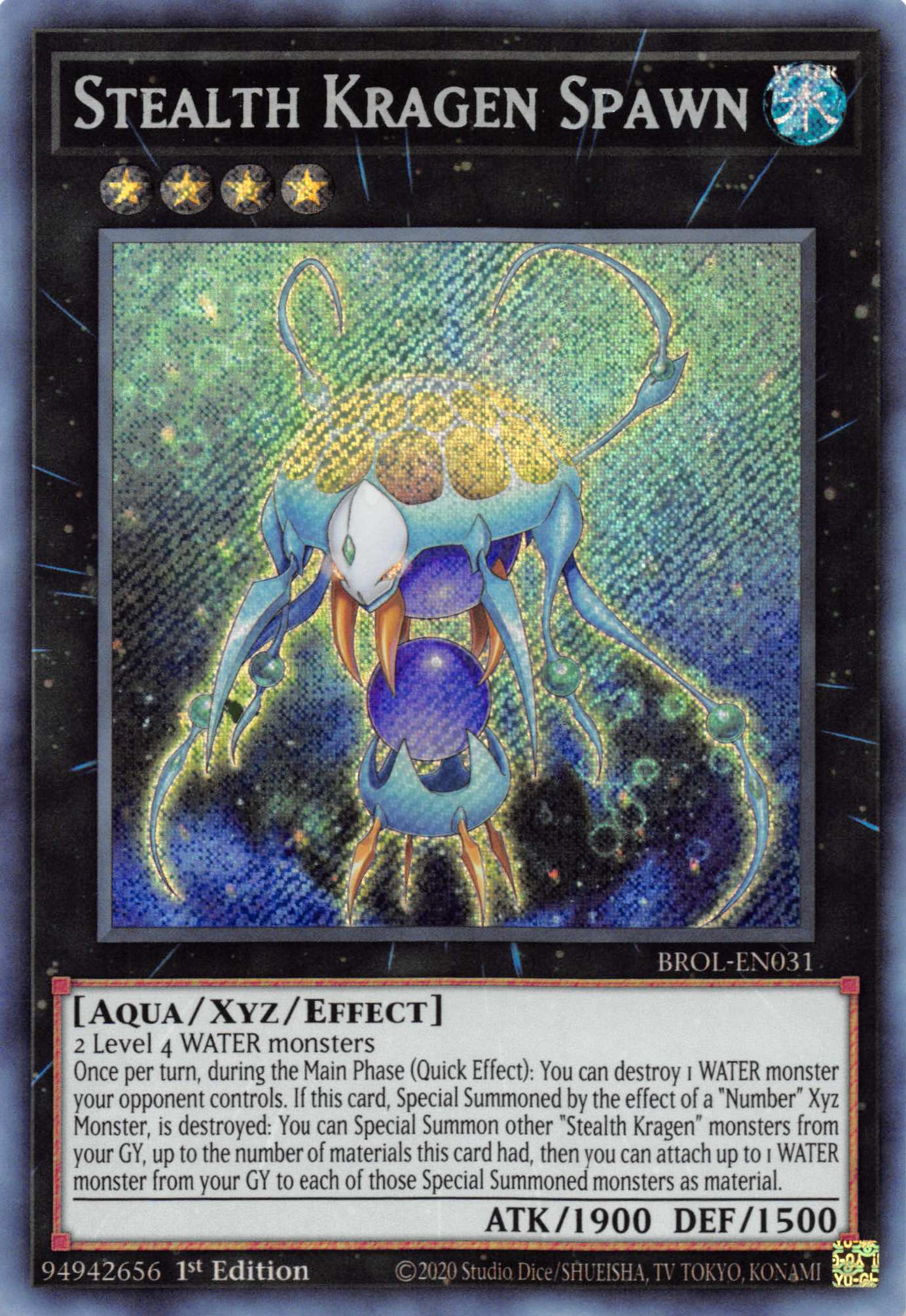 Stealth Kragen Spawn [BROL-EN031] Secret Rare | Gaming Infinity