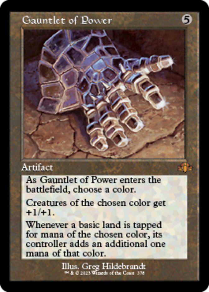 Gauntlet of Power (Retro) [Dominaria Remastered] | Gaming Infinity