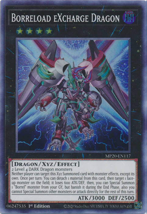 Borreload eXcharge Dragon [MP20-EN117] Super Rare | Gaming Infinity