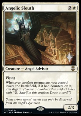 Angelic Sleuth (Promo Pack) [Streets of New Capenna Commander Promos] | Gaming Infinity