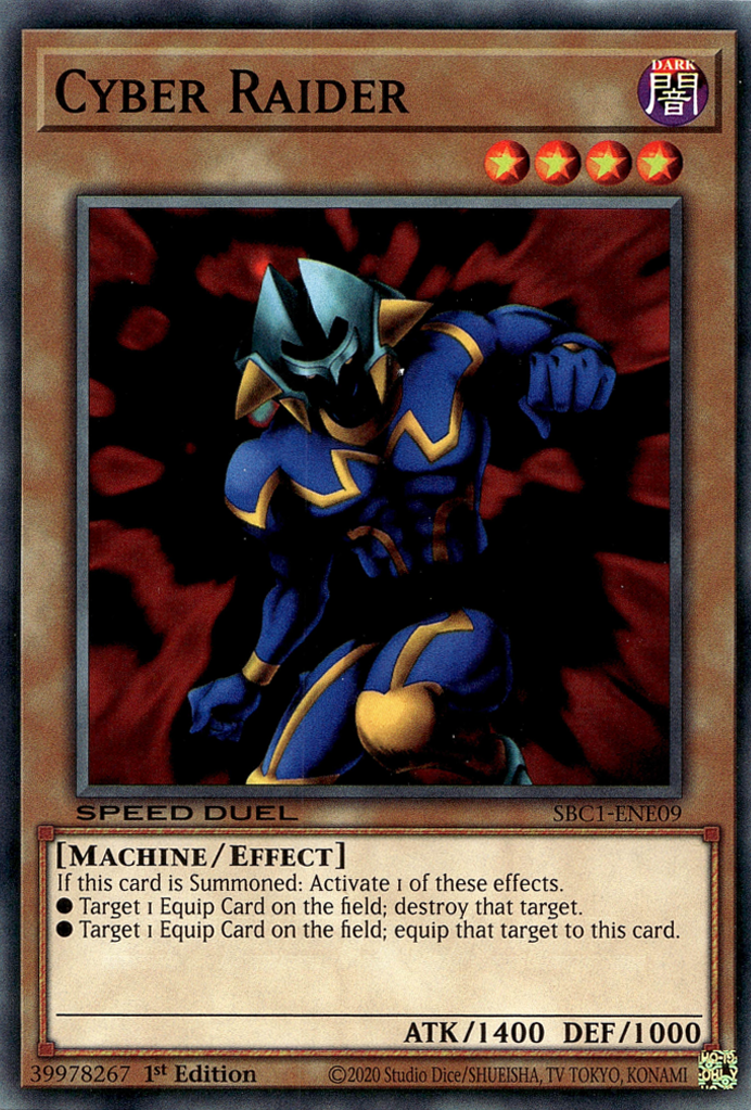 Cyber Raider [SBC1-ENE09] Common | Gaming Infinity