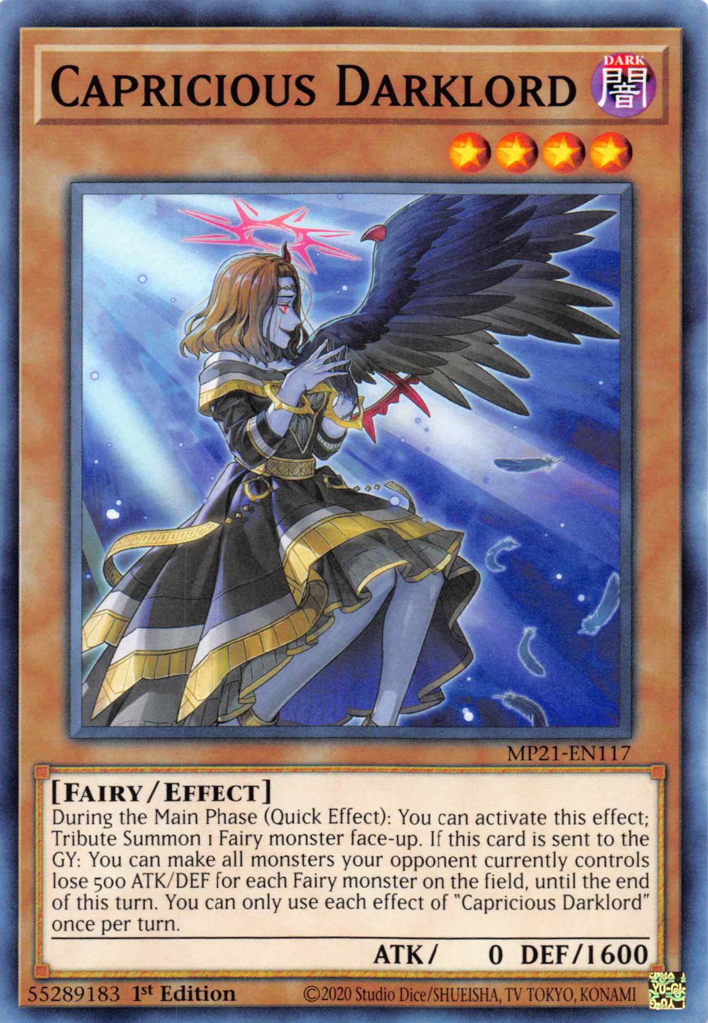 Capricious Darklord [MP21-EN117] Common | Gaming Infinity