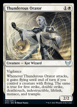 Thunderous Orator [Strixhaven: School of Mages] | Gaming Infinity