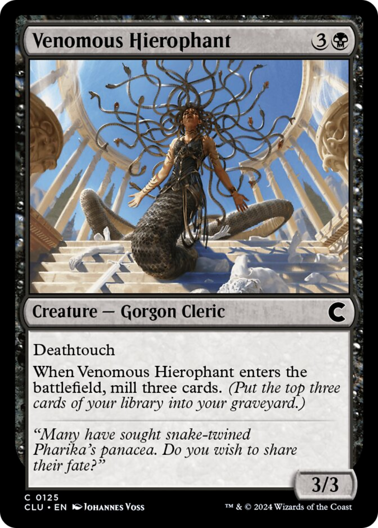 Venomous Hierophant [Ravnica: Clue Edition] | Gaming Infinity