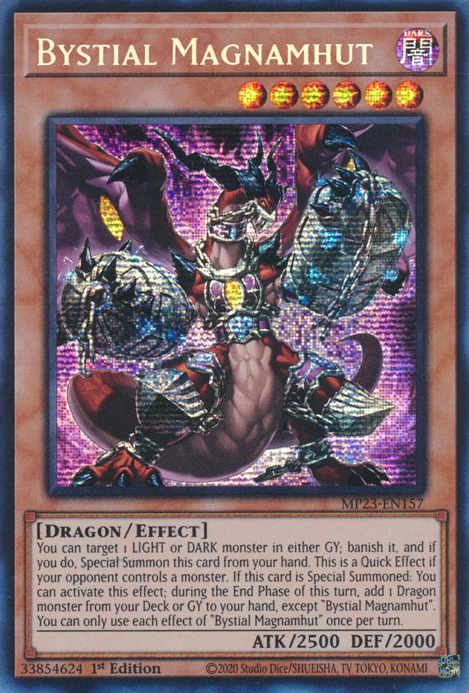 Bystial Magnamhut [MP23-EN157] Prismatic Secret Rare | Gaming Infinity