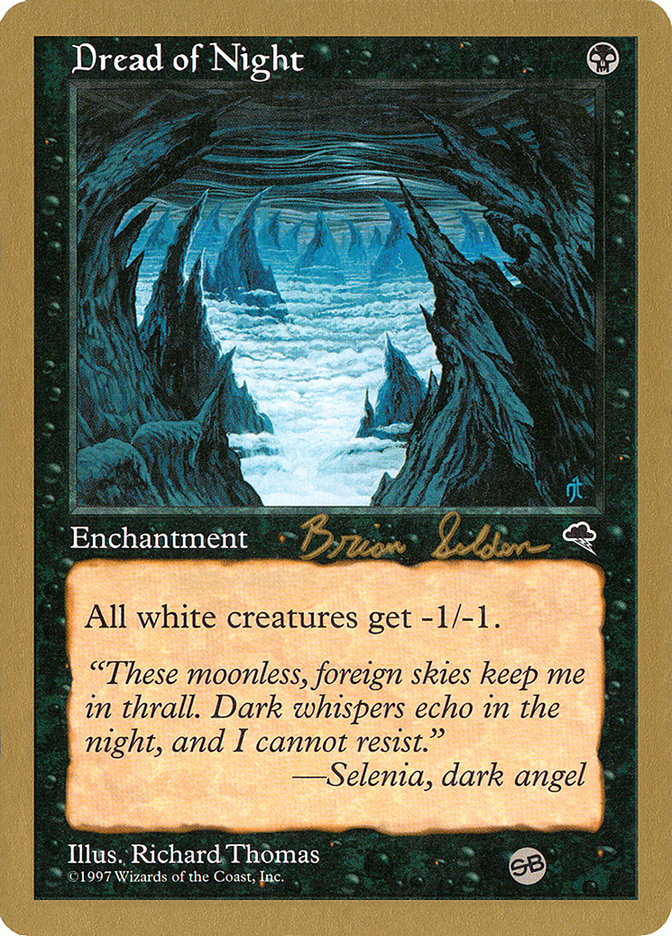 Dread of Night (Brian Selden) (SB) [World Championship Decks 1998] | Gaming Infinity