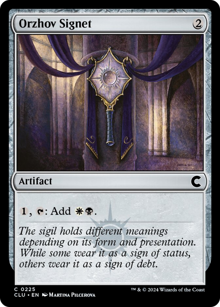 Orzhov Signet [Ravnica: Clue Edition] | Gaming Infinity