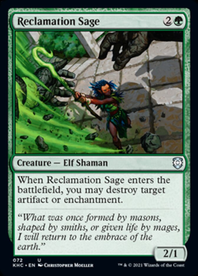 Reclamation Sage [Kaldheim Commander] | Gaming Infinity