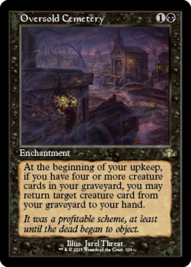 Oversold Cemetery (Retro) [Dominaria Remastered] | Gaming Infinity