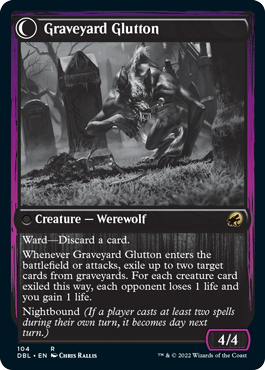 Graveyard Trespasser // Graveyard Glutton [Innistrad: Double Feature] | Gaming Infinity