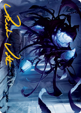 Spectral Adversary Art Card (Gold-Stamped Signature) [Innistrad: Midnight Hunt Art Series] | Gaming Infinity