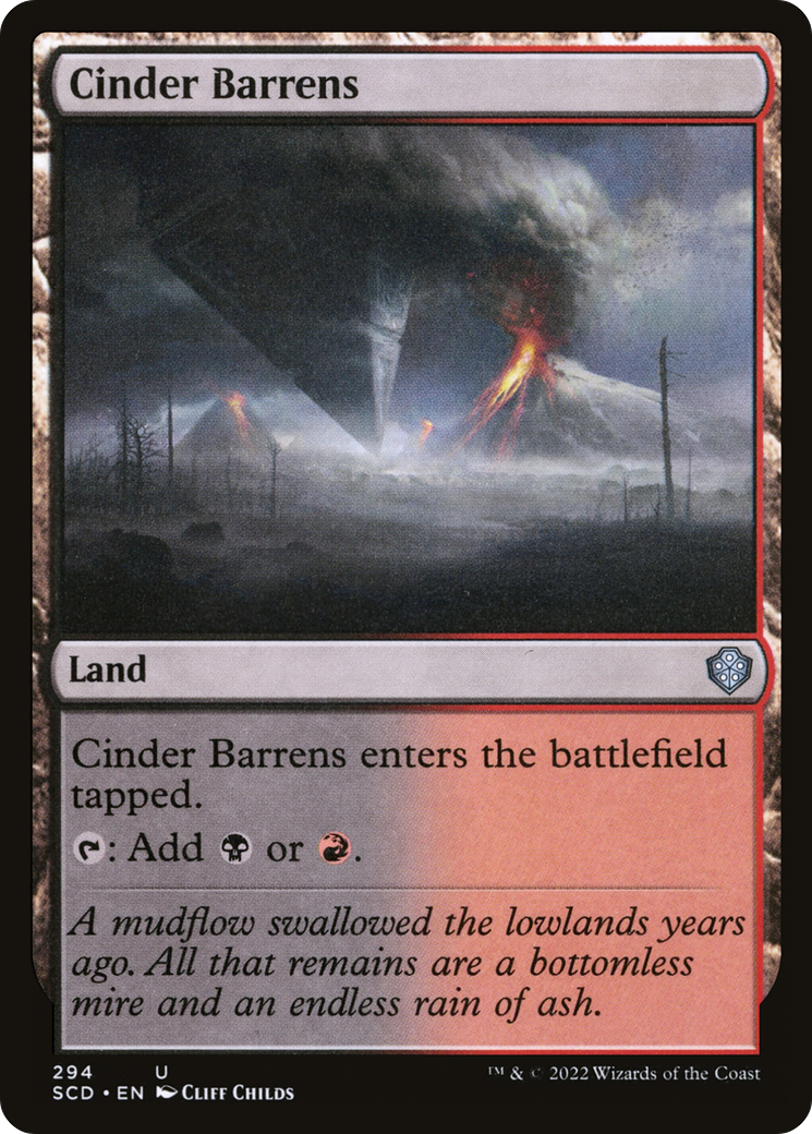 Cinder Barrens [Starter Commander Decks] | Gaming Infinity