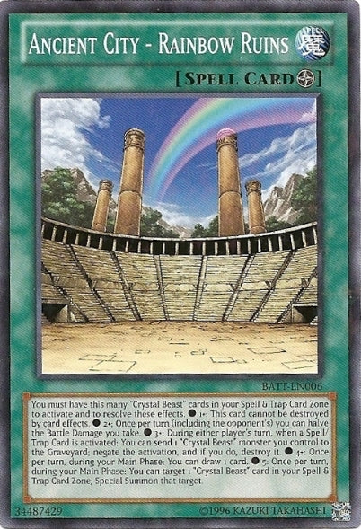 Ancient City - Rainbow Ruins [BATT-EN006] Starfoil Rare | Gaming Infinity