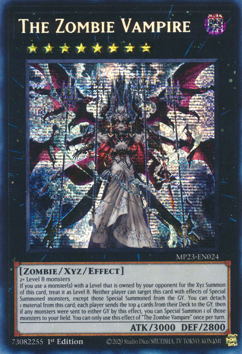 The Zombie Vampire [MP23-EN024] Prismatic Secret Rare | Gaming Infinity