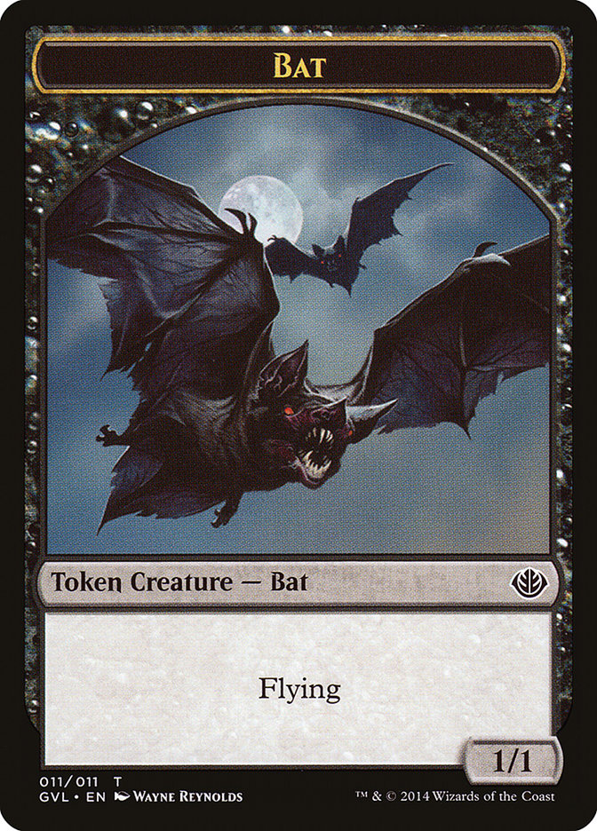 Bat Token (Garruk vs. Liliana) [Duel Decks Anthology Tokens] | Gaming Infinity