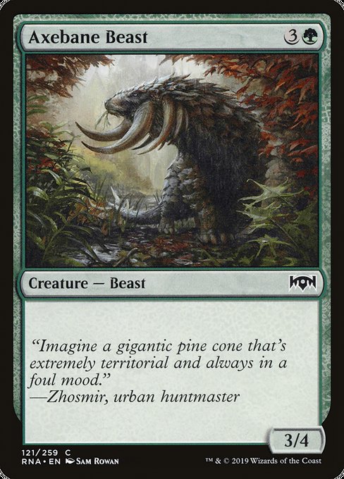 Axebane Beast [Ravnica Allegiance] | Gaming Infinity