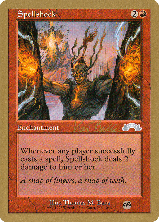 Spellshock (Kai Budde) (SB) [World Championship Decks 1999] | Gaming Infinity