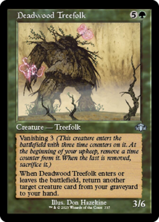 Deadwood Treefolk (Retro) [Dominaria Remastered] | Gaming Infinity