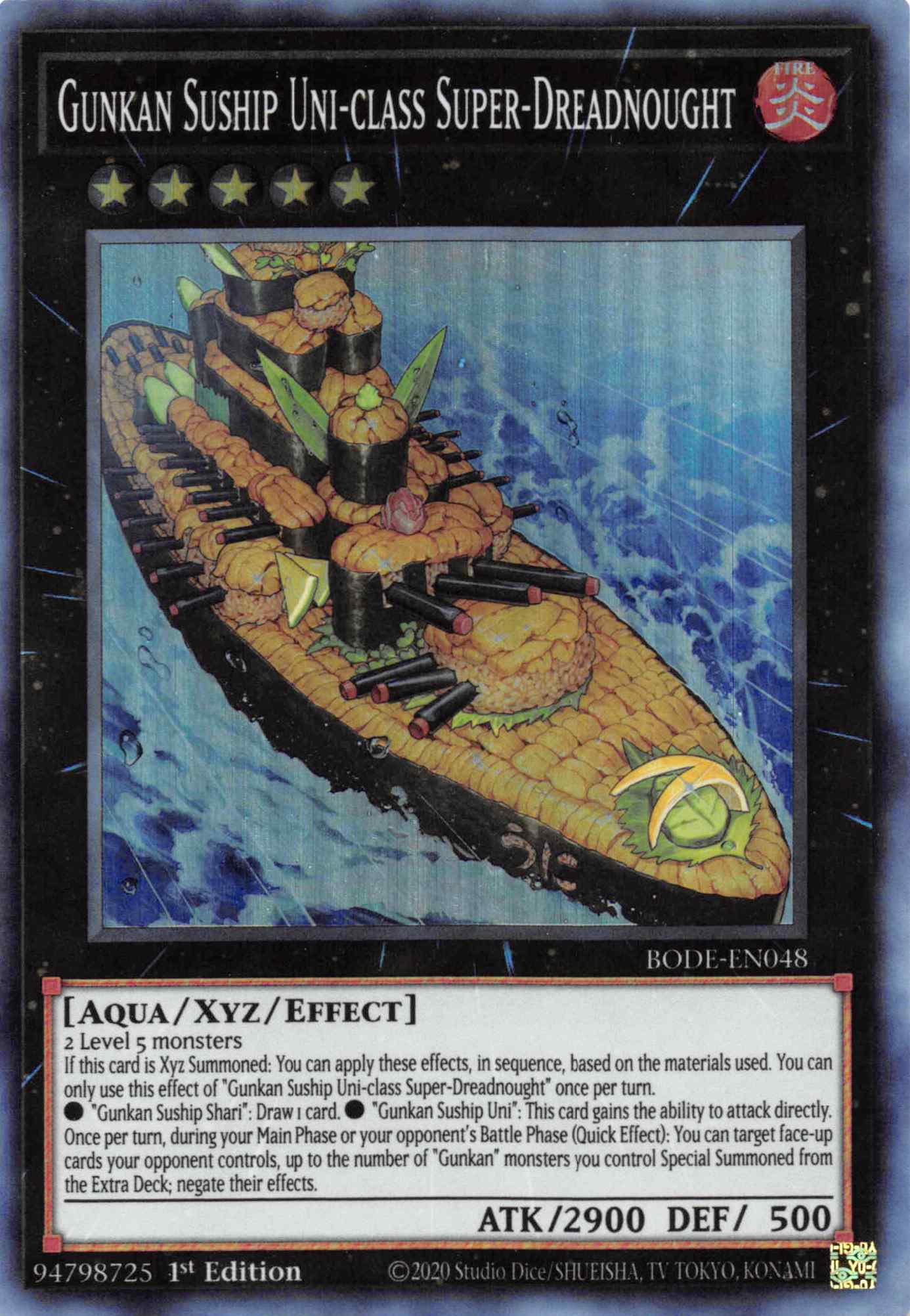 Gunkan Suship Uni-class Super-Dreadnaught [BODE-EN048] Super Rare | Gaming Infinity