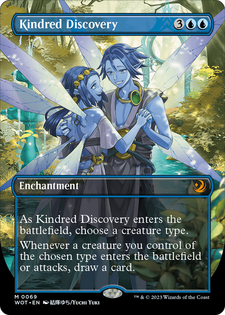 Kindred Discovery (Anime Borderless) [Wilds of Eldraine: Enchanting Tales] | Gaming Infinity