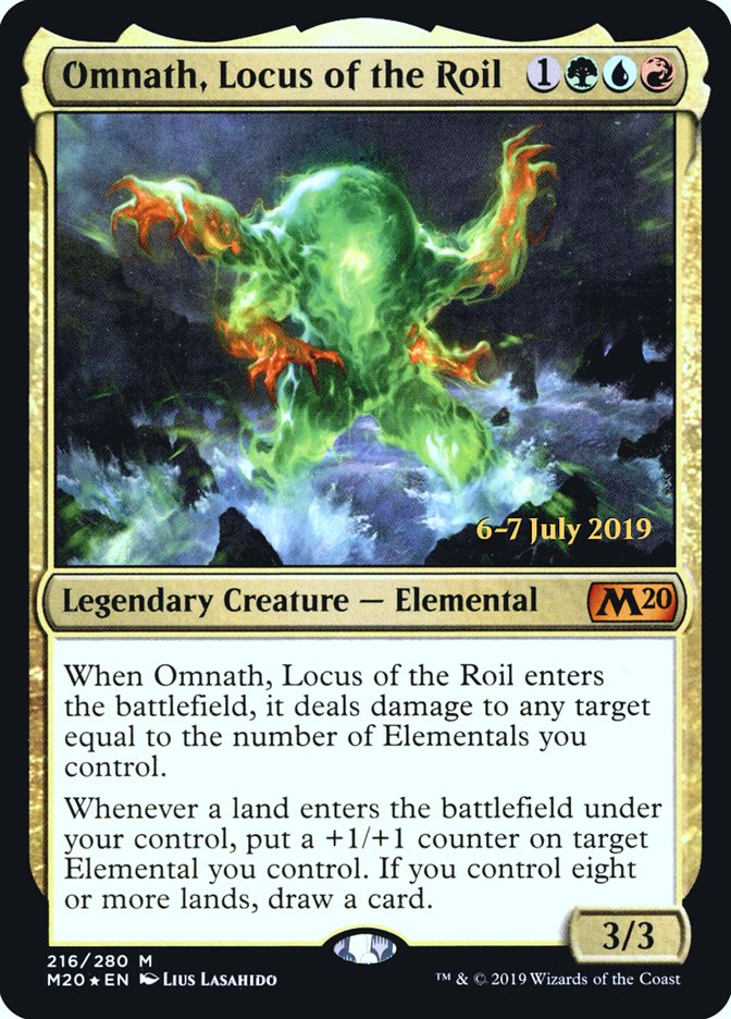 Omnath, Locus of the Roil  [Core Set 2020 Prerelease Promos] | Gaming Infinity