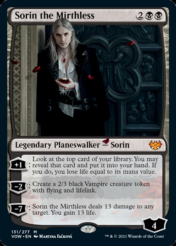 Sorin the Mirthless [Innistrad: Crimson Vow] | Gaming Infinity