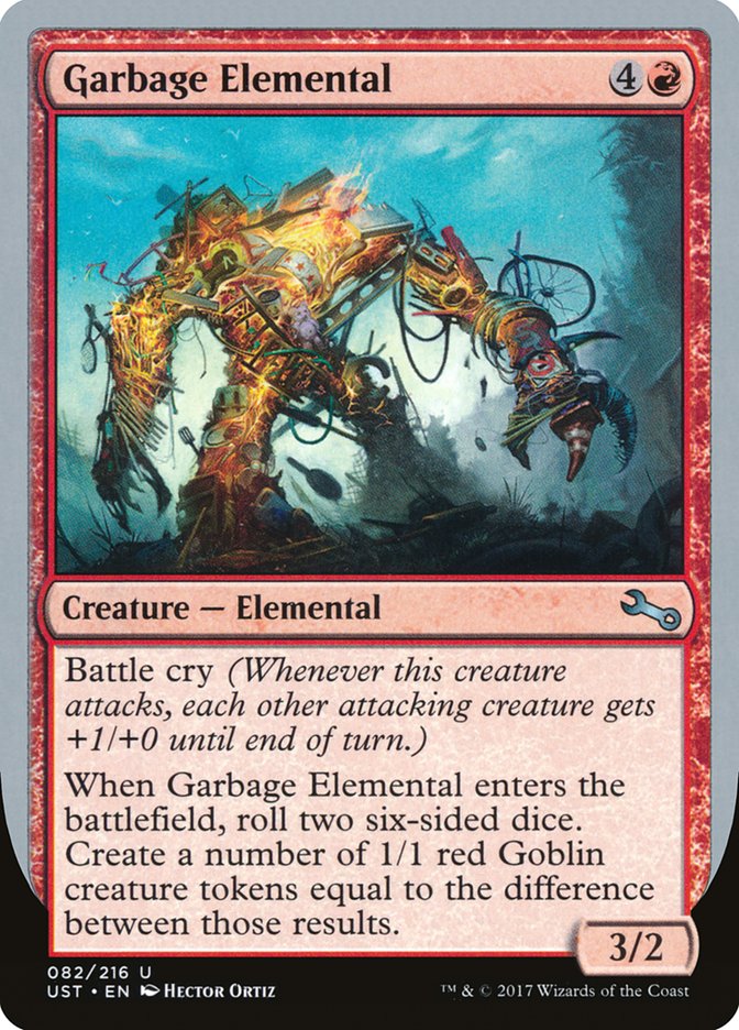 Garbage Elemental (3/2 Creature) [Unstable] | Gaming Infinity