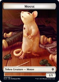 Mouse // Food (16) Double-sided Token [Throne of Eldraine Tokens] | Gaming Infinity