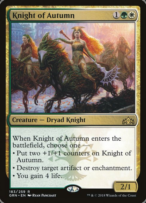 Knight of Autumn [Guilds of Ravnica] | Gaming Infinity