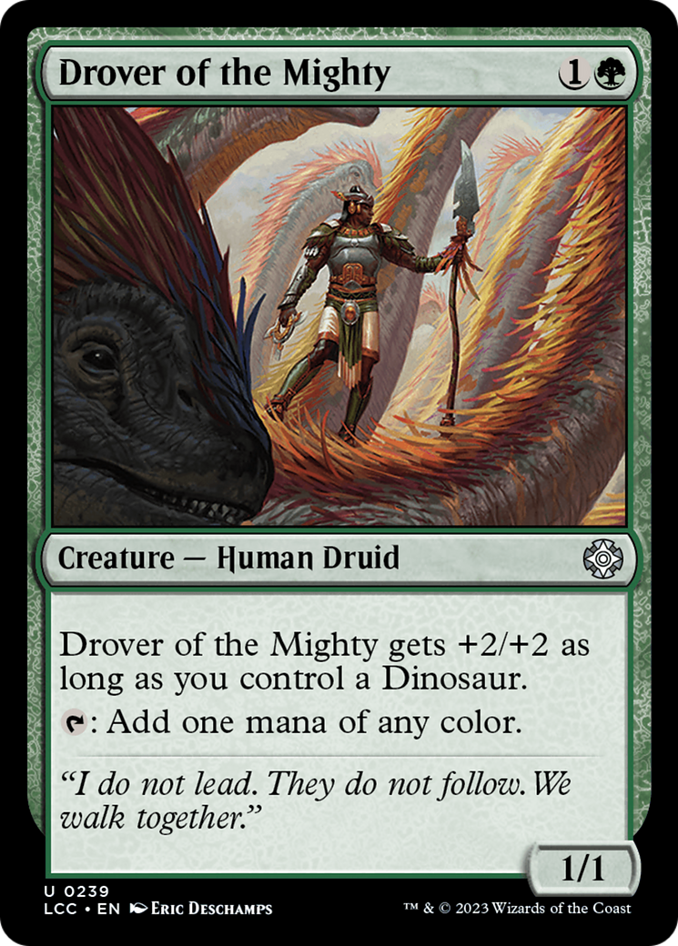 Drover of the Mighty [The Lost Caverns of Ixalan Commander] | Gaming Infinity