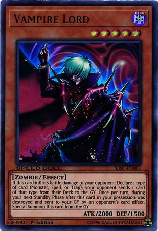 Vampire Lord [SBSC-EN007] Ultra Rare | Gaming Infinity