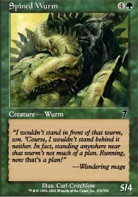 Spined Wurm [Seventh Edition] | Gaming Infinity