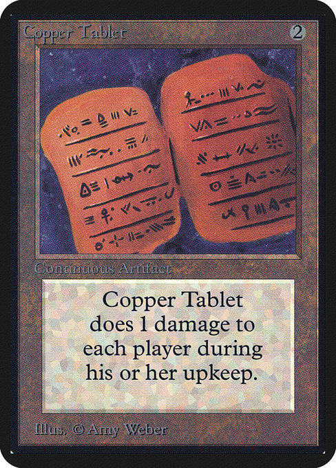 Copper Tablet [Limited Edition Alpha] | Gaming Infinity