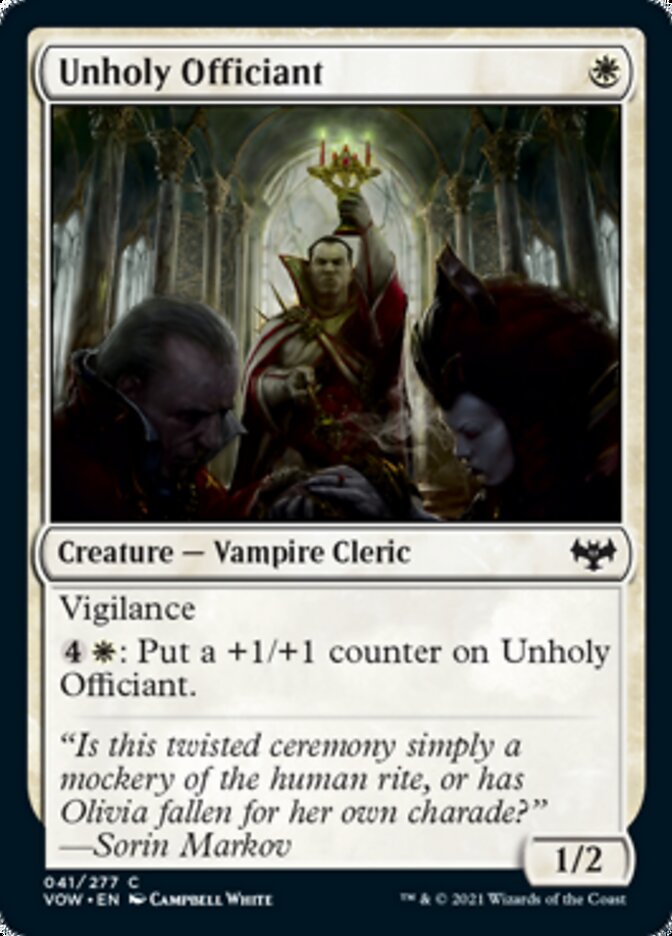 Unholy Officiant [Innistrad: Crimson Vow] | Gaming Infinity