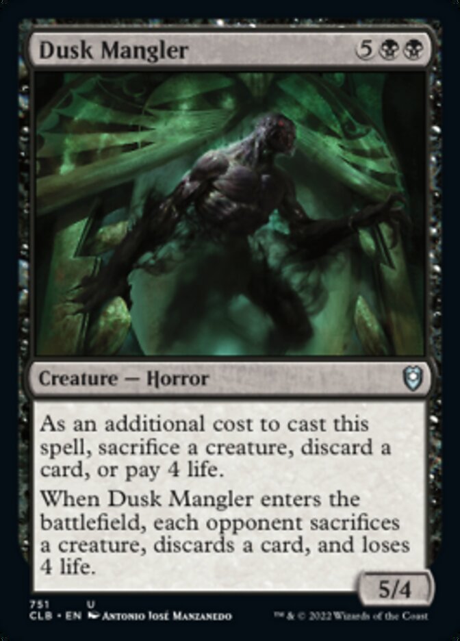 Dusk Mangler [Commander Legends: Battle for Baldur's Gate] | Gaming Infinity