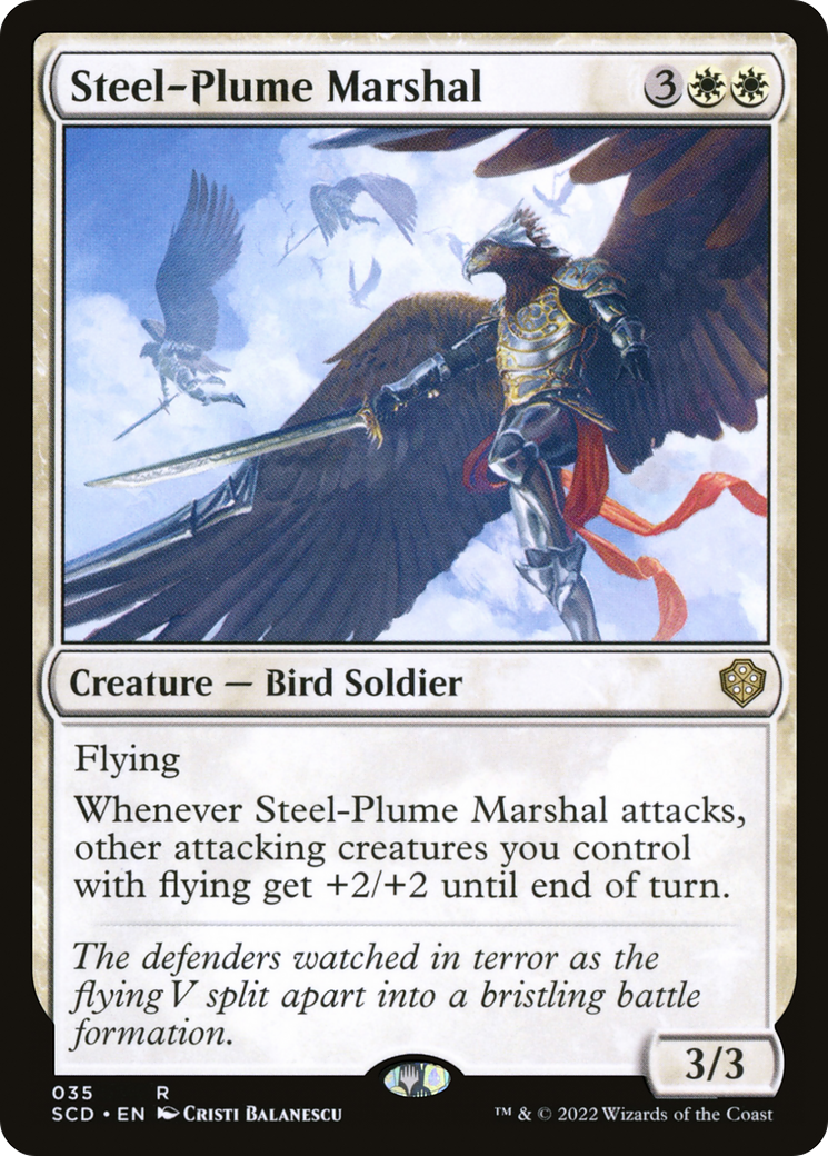 Steel-Plume Marshal [Starter Commander Decks] | Gaming Infinity