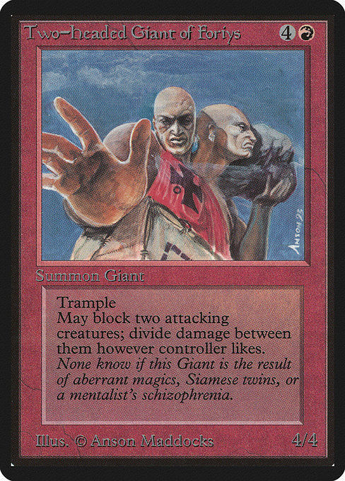 Two-Headed Giant of Foriys [Limited Edition Beta] | Gaming Infinity