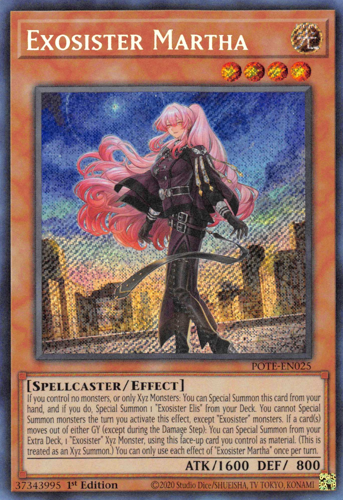 Exosister Martha [POTE-EN025] Secret Rare | Gaming Infinity