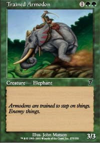 Trained Armodon [Seventh Edition] | Gaming Infinity