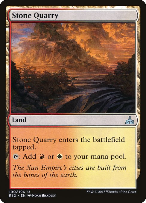 Stone Quarry [Rivals of Ixalan] | Gaming Infinity