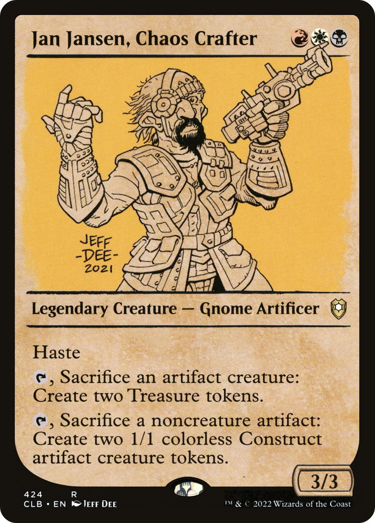 Jan Jansen, Chaos Crafter (Showcase) [Commander Legends: Battle for Baldur's Gate] | Gaming Infinity