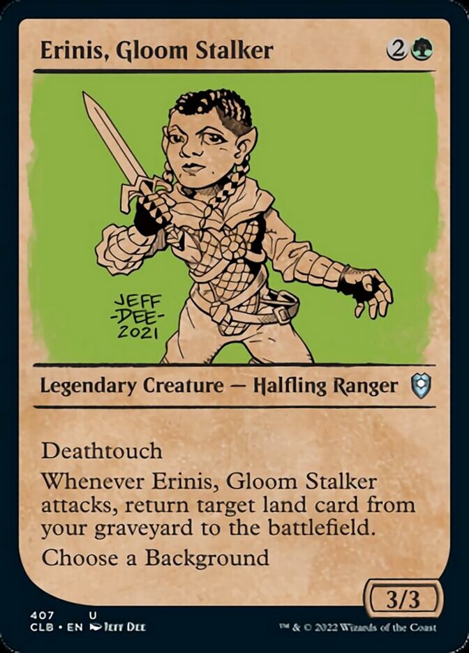 Erinis, Gloom Stalker (Showcase) [Commander Legends: Battle for Baldur's Gate] | Gaming Infinity