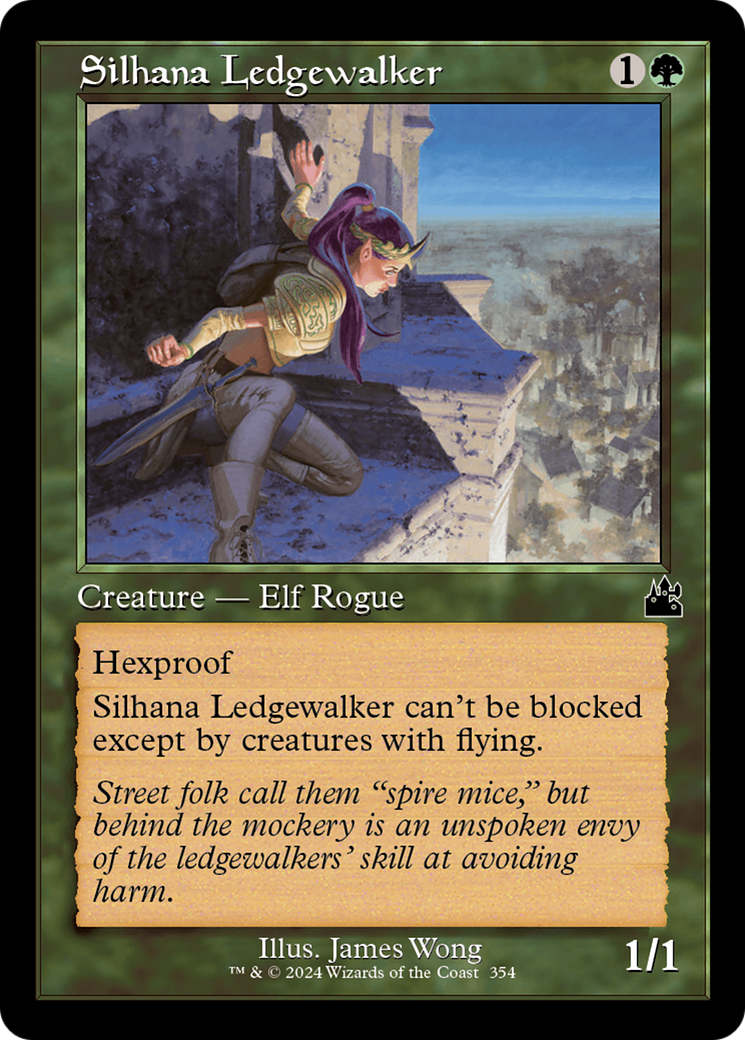 Silhana Ledgewalker (Retro Frame) [Ravnica Remastered] | Gaming Infinity