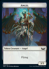 Fish // Angel Double-sided Token [Streets of New Capenna Tokens] | Gaming Infinity